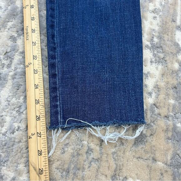 Isabel Maternity Distressed Denim Jeggings Ankle Length Size 16 - Picture 7 of 8